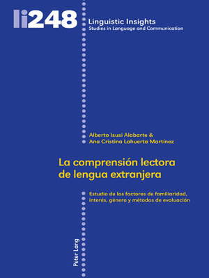 cover image of La comprensión lectora de lengua extranjera